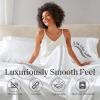Madison Park Essentials Queen Free Luxurious 6 Piece Sheet Set MPE20-769(White)