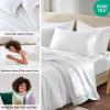 Madison Park Essentials Queen Free Luxurious 6 Piece Sheet Set MPE20-769(White)