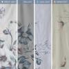 Madison Park Floral Queen Comforter Set, Cotton Rich Bedding Set Feminine Design Shabby Chic Queen Size Comforter Sets, All Season Bed Cover with Shams, Bed Skirt, Décor Pillow, Blush 8 Piece(Cassandra Blue)