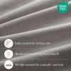 Madison Park Karien 100% Blackout Curtains 52×84 – White, 2-Layer Noise Blocking & Energy Smart Thermal Window Panel Pair with Rod Pocket/Back Tab(Grey)