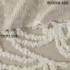 Madison Park Laetitia Lightweight 100% Cotton Quilt Set, Breathable Chenille Tufted, Shabby Chic Boho Medallion Design, Sham, Floral Taupe w/ Tassels, Full/Queen-2 Piece(Laetitia Taupe Coverlet)