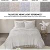 Madison Park Laetitia Lightweight 100% Cotton Quilt Set, Breathable Chenille Tufted, Shabby Chic Boho Medallion Design, Sham, Floral Taupe w/ Tassels, Full/Queen-2 Piece(Laetitia Grey Coverlet)
