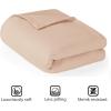 Madison Park Liquid Cotton Luxury Blanket Premium Soft Cozy 100% Ring Spun Cotton For Bed , Couch or Sofa, King, Sea Foam(Blush)