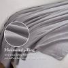 Madison Park Liquid Cotton Luxury Blanket Premium Soft Cozy 100% Ring Spun Cotton For Bed , Couch or Sofa, King, Sea Foam(Gray)