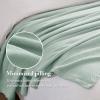 Madison Park Liquid Cotton Luxury Blanket Premium Soft Cozy 100% Ring Spun Cotton For Bed , Couch or Sofa, King, Sea Foam(Sea Foam)