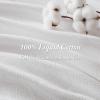 Madison Park Liquid Cotton Luxury Blanket Premium Soft Cozy 100% Ring Spun Cotton For Bed , Couch or Sofa, King, Sea Foam(White)