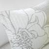 Madison Park Lola 100% Cotton Quilt Set-Casual Floral Channel Stitching Design All Season, Lightweight Coverlet Bedspread Bedding, Shams, Decorative Pillows, Full/Queen (90 in x 90 in), Purple 6 Piece(Lola Yellow)
