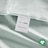 Madison Park Organic Cotton Sheet Soft & Breathable 300TC Cotton Sheets, Elastic Deep Pocket Sheet Set Fits Up to 18″ Mattress, All Seasons, Lightweight, 100% Cotton Bed Sheets, Queen Taupe 4 Piece(Aqua)
