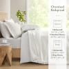 Madison Park Queen Bedspread Oversized Chenille Floral Bespread with Fringes, Bedding Set Cozy Quilt, All Season Lightweight Soft Bedspread, Willow, Queen Sage 3 Piece(White)