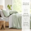 Madison Park Queen Bedspread Oversized Chenille Floral Bespread with Fringes, Bedding Set Cozy Quilt, All Season Lightweight Soft Bedspread, Willow, Queen Sage 3 Piece(Sage)
