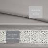Madison Park Queen Comforter Set, Farmhouse Queen Comforter, Lace & Pintuck Design, Down Alternative, All Season Bedding Set, Bed Skirt, Shams & Decor Pillows, Lacey, Queen, Grey 7 Piece(Grey)