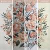 Madison Park Queen Duvet Cover Set, Floral Duvet Cover for Queen Size Bed Natural & Soft Cotton, Modern Shabby Chic All Season Queen Bedding Cover, Shams, Dahlia, Full/Queen, Peach/Off-White 3 Piece(Peach/Off-white)