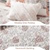 Madison Park Queen Quilt Set Cotton Coverlet Set with Cotton Filling for Queen Size Bed, All Season, Lightweight Queen Cotton Quilt Include Shams, & Décor Pillows, Dawn, Full/Queen Sage Green 6 Piece(Blush)