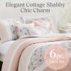 Madison Park Queen Quilt Set Cotton Coverlet Set with Cotton Filling for Queen Size Bed, All Season, Lightweight Queen Cotton Quilt Include Shams, & Décor Pillows, Dawn, Full/Queen Sage Green 6 Piece(Blush)
