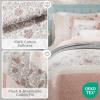 Madison Park Queen Quilt Set Cotton Coverlet Set with Cotton Filling for Queen Size Bed, All Season, Lightweight Queen Cotton Quilt Include Shams, & Décor Pillows, Dawn, Full/Queen Sage Green 6 Piece(Blush)