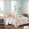 Madison Park Quilt Set Cottage Coastal Design, Starfish Print – All Season, Coverlet Bedspread Lightweight Bedding Layer, Shams, Toss Pillows, Full/Queen(90″x90″), Bayside Blue/Ivory 6 Piece(Coral Multi)