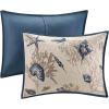 Madison Park Quilt Set Cottage Coastal Design, Starfish Print – All Season, Coverlet Bedspread Lightweight Bedding Layer, Shams, Toss Pillows, Full/Queen(90″x90″), Bayside Blue/Ivory 6 Piece(Blue/Ivory  Bayside)