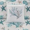 Madison Park Quilt Set Cottage Coastal Design, Starfish Print – All Season, Coverlet Bedspread Lightweight Bedding Layer, Shams, Toss Pillows, Full/Queen(90″x90″), Bayside Blue/Ivory 6 Piece(Aqua Multi)