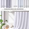Madison Park Shower Curtain Waffle Weave, Vibrant Dyed, Waffle Shower Curtain 3M Scotchgard Moisture Management, Farmhouse Long Shower Curtains for Bathroom, Long: 72×78 White(Solid White)