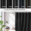 Madison Park Shower Curtain Waffle Weave, Vibrant Dyed, Waffle Shower Curtain 3M Scotchgard Moisture Management, Farmhouse Long Shower Curtains for Bathroom, Long: 72×78 White(Solid Black)