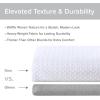 Madison Park Shower Curtain Waffle Weave, Vibrant Dyed, Waffle Shower Curtain 3M Scotchgard Moisture Management, Farmhouse Long Shower Curtains for Bathroom, Long: 72×78 White(Solid White)