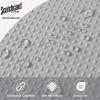 Madison Park Shower Curtain Waffle Weave, Vibrant Dyed, Waffle Shower Curtain 3M Scotchgard Moisture Management, Farmhouse Long Shower Curtains for Bathroom, Long: 72×78 White(Solid Grey)