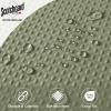 Madison Park Shower Curtain Waffle Weave, Vibrant Dyed, Waffle Shower Curtain 3M Scotchgard Moisture Management, Farmhouse Long Shower Curtains for Bathroom, Long: 72×78 White(Solid Sage Green)