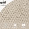 Madison Park Shower Curtain Waffle Weave, Vibrant Dyed, Waffle Shower Curtain 3M Scotchgard Moisture Management, Farmhouse Long Shower Curtains for Bathroom, Long: 72×78 White(Solid Beige)