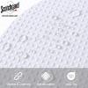 Madison Park Shower Curtain Waffle Weave, Vibrant Dyed, Waffle Shower Curtain 3M Scotchgard Moisture Management, Farmhouse Long Shower Curtains for Bathroom, Long: 72×78 White(Solid White)