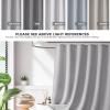 Madison Park Shower Curtain Waffle Weave, Vibrant Dyed, Waffle Shower Curtain 3M Scotchgard Moisture Management, Farmhouse Long Shower Curtains for Bathroom, Long: 72×78 White(Solid Grey)