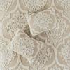 Madison Park Tufted Chenille Cotton Comforter, All Season Bedding Set, Matching Shams, Viola, Damask Off White King/Cal King(104″x92″) 3 Piece(Damask Taupe)