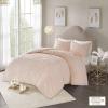 Madison Park Tufted Chenille Cotton Comforter, All Season Bedding Set, Matching Shams, Viola, Damask Off White King/Cal King(104″x92″) 3 Piece(Floral Blush)