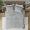 Madison Park Ultra Soft Luxury Premium Plush Comforter Mini Modern All Season Down Alternative Bedding Set with Matching Sham, King, Ivory(Grey)