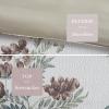 Madison Park Zennia Farmhouse Comforter Set with Throw-Blanket, Floral Print on Seersucker Textures, All Season Bedding, Matching Shams, Toss Pillows, King/Cal King(104″x92″), Blue 7 Piece(Zennia Taupe/Blush)