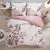Madison Park Cotton Blend Duvet Set Beautiful Floral Design, All Season, Breathable Comforter Cover Bedding Set, Matching Shams, Full/Queen(90″x90″), Blush 3 Piece(Cassandra Blush)