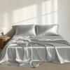 Madison Park Essentials Queen Free Luxurious 6 Piece Sheet Set MPE20-769(Light Grey)