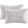 Madison Park Essentials Queen Free Luxurious 6 Piece Sheet Set MPE20-769(Taupe Leopard)