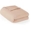 Madison Park Liquid Cotton Luxury Blanket Premium Soft Cozy 100% Ring Spun Cotton For Bed , Couch or Sofa, King, Sea Foam(Blush)