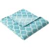 Madison Park Ogee Lightweight Throw Blanket Premium Microlight Design Spread, Oversize, Ultra Soft, Cozy Living Room Couch, Sofa, Bed, 60″x70″ Grey Plush Throw(Aqua Plush Throw)