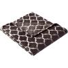 Madison Park Ogee Lightweight Throw Blanket Premium Microlight Design Spread, Oversize, Ultra Soft, Cozy Living Room Couch, Sofa, Bed, 60″x70″ Grey Plush Throw(Brown Plush Throw)