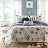 Madison Park Quilt Set Cottage Coastal Design, Starfish Print – All Season, Coverlet Bedspread Lightweight Bedding Layer, Shams, Toss Pillows, Full/Queen(90″x90″), Bayside Blue/Ivory 6 Piece(Blue/Ivory  Bayside)