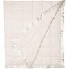 Madison Park Cambria Down Alternative Blanket, Premium 3M Scotchgard Moisture Wicking Treatment, Lightweight and Soft Bed Cover For Summer with Satin Trim, Oversized King Taupe(Ivory)