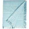 Madison Park Cambria Down Alternative Blanket, Premium 3M Scotchgard Moisture Wicking Treatment, Lightweight and Soft Bed Cover For Summer with Satin Trim, Oversized King Aqua