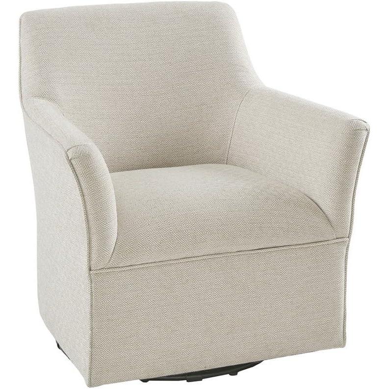 imageMadison Park Swivel Glider Chair For Living Room High Back Bedroom Lounge Foam Seat Cushion Upholstered Nursery Furniture Metal Base Fully Assembled GreyTransitional