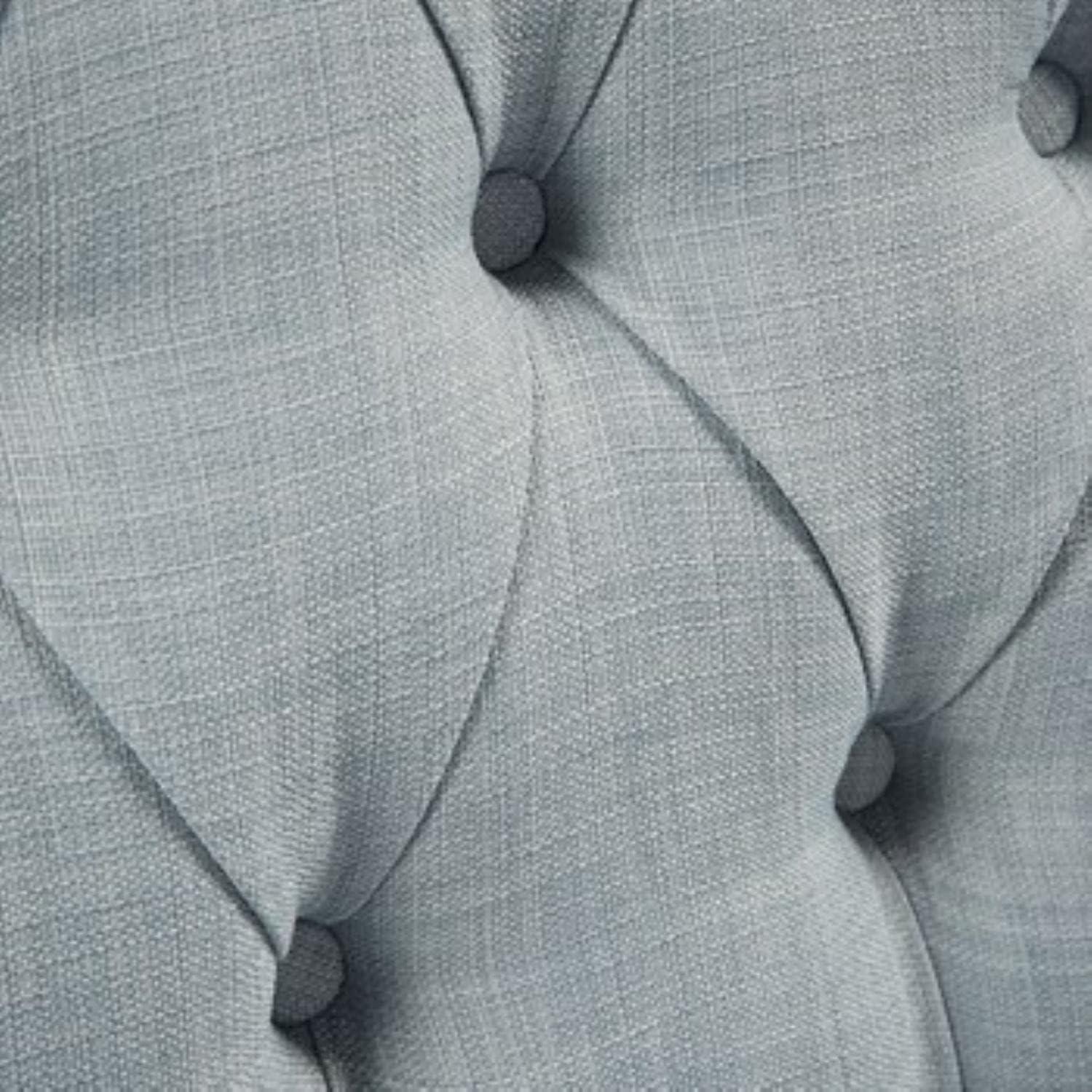imageMadison Park Accent Chair for Living Room Upholstered Button Tufted Back Removable 575 T Seat Cushion Solid Wood Legs Modern Accent Armchair Family Room Furniture Bedroom Chair 2925W BeigeDusty Blue