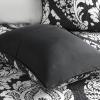Madison Park Vienna Reversible Cotton Quilt-Luxury Stitching Design All Season, Breathable Coverlet Bedspread Bedding, Shams, Decorative Pillow, King/Cal King, Indigo 6 Piece(Black)