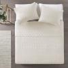 Madison Park Linnette Reversible Quilt Set – All Season Breathable Coverlet, Lightweight Cozy Bedding Layers, Matching Shams, Full/Queen(90″x90″), Geometric Cream 3 Piece(Geometric Cream)