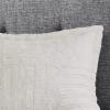 Madison Park Arctic Comforter Set Faux Fur Checkboard Textured Design – Down Alternative Ultra Soft, Winter Cozy and Warm Bedding, King/Cal King, Grey(Ivory)