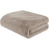 Madison Park Reversible Faux Fur Throw Blanket for Winter, Premium Warm Fuzzy Cover, Luxuriously Soft Velvet Texture Reverse, Cozy for Lounging on Couch, Sofa Ideal for Home Office, 50×60 Grey(Tan)