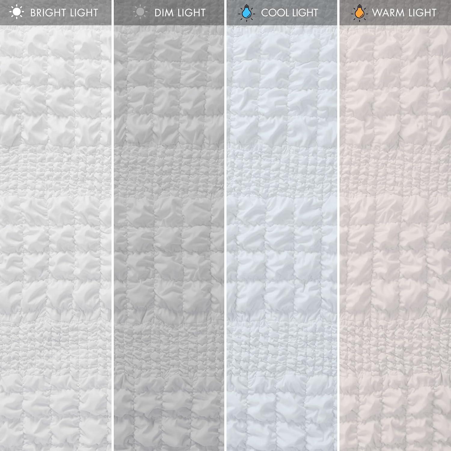 imageMadison Park King Comforter Set Ruched King Bedding Set Elastic Embroidery Comforters Queen Size All Season Microfiber King Size Comforters Matching Shams Evelyn KingCal King Grey 3 PieceWhite